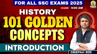 Class 01 | 101 Golden Concepts | SSC EXAMS 2025 | General Study By Deepak Sir #ssc #2025