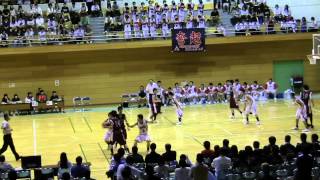 平成23年度 インターハイ バスケ群馬県予選 決勝 前橋育英vs桐生第一