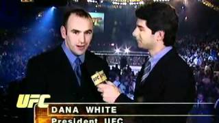 Dana White's first interview as the president of the UFC