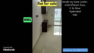 Flat for Sale near my home avatar, 2065sft, East face,5 th floor, Hyderabad || India