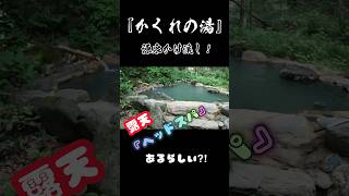 【御所平温泉 かくれの湯】露天ヘッドスパ付き⁈#shorts #温泉