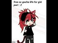 Free oc Gacha life for Girl // #short #1k  #gacha