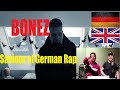 BRITISH/ENGLISH REACTION TO GERMAN RAP - BONEZ MC - ANGEKLAGT (Official Video)