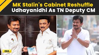 Tamil Nadu Cabinet Reshuffle: MK Stalin’s Son Udhayanidhi As TN Deputy CM, Balaji Makes Comeback