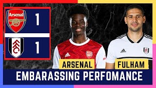 ARSENAL DISAPPOINTS AGAIN | ARSENAL 1 - 1 FULHAM | Arsenal news now.