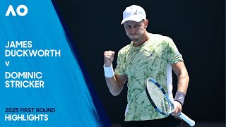 James Duckworth v Dominic Stricker Highlights | Australian Open 2025 First Round