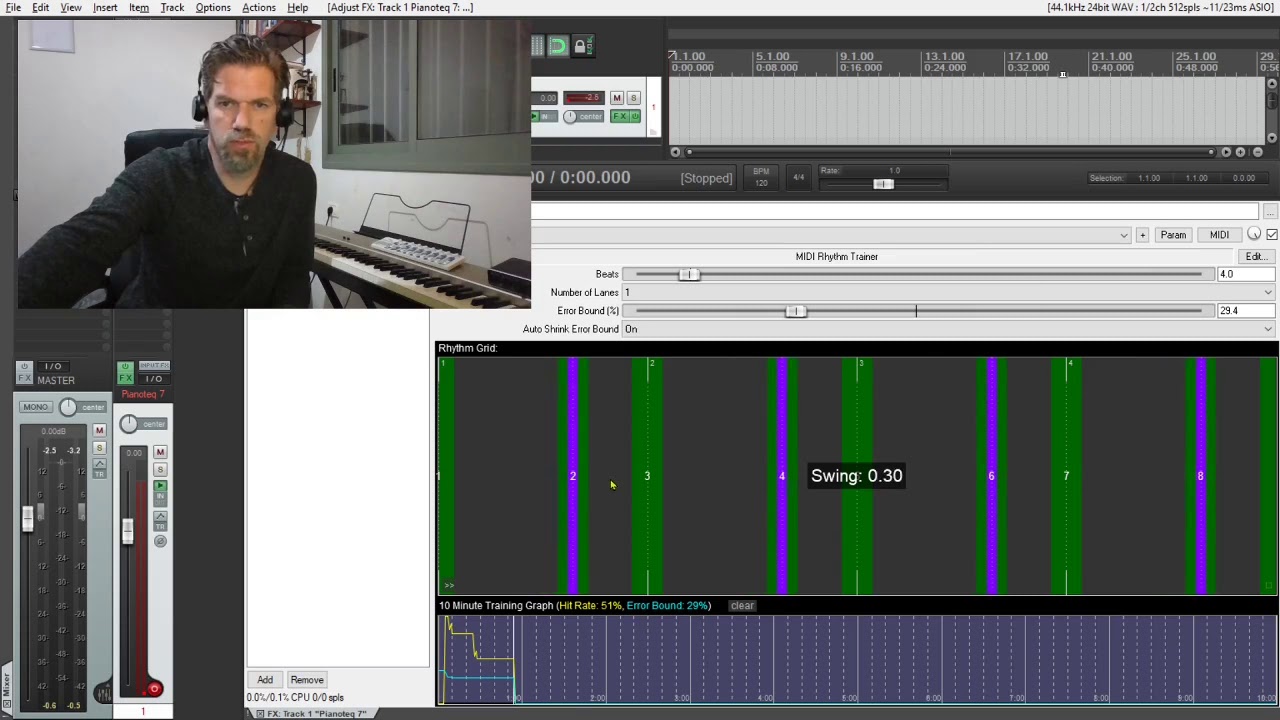 Midi Rhythm Trainer Tutorial Youtube