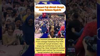 Momen Fuji dikasih bunga, Aisar ketawa ngakak #fuji #aisar #trending #shorts