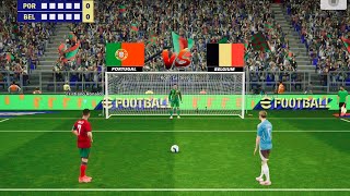 Portugal 🇵🇹 vs Belgium 🇧🇪 Penalty Kick 🥰| kavin De Bruyne vs Cristiano Ronaldo 🔥