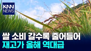 쌀 재고 역대급 소비 확대 안간힘/ KNN