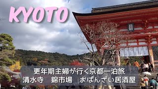 京都四条、烏丸周辺を散策。数年ぶりの清水寺、錦市場へ。