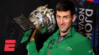Novak Djokovic beats Dominic Thiem for 8th Aussie Open title | 2020 Australian Open Highlights