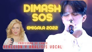 DIMASH - SOS (Emigala 2022) REACCIÓN Y ANÁLISIS VOCAL | VOCAL COACH REACCION