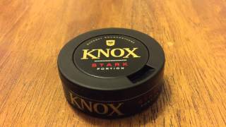 SnusCENTRAL Knox Stark Portion Snus Review