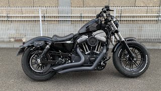 xl1200x フォーティーエイト バンス ビックラディウスサウンド　ハーレー三拍子　ブレイクアウトカスタム　フォーティーエイトカスタム　バンスハインズ　ラペラシート