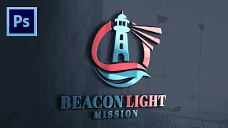 Light House Logo Design Photoshop Tutorial