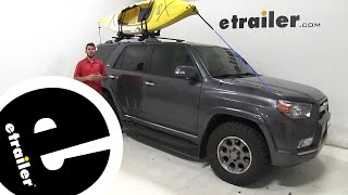 Set up: Thule Hull-A-Port Aero Kayak Roof Rack for SquareBars w/ Tie-Downs on a 2012 Toyota 4Runner