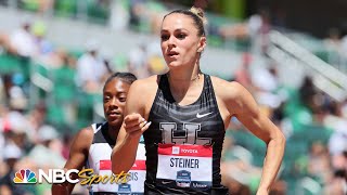 Abby Steiner runs fastest 200m of 2022 to earn National title, trip to Worlds | NBC Sports