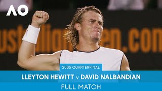Lleyton Hewitt v David Nalbandian Full Match | Australian Open 2005 Quarterfinal