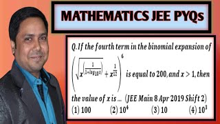 Take in Maths (JEE Main 08 Apr 2019 Shift 2) #binomial #jeemains #maths