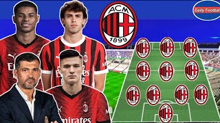 Sergio Conceicao Dream Lineup For AC Milan 🔥✅ AC Milan New Manager Sergio Conceicao 🔥✅