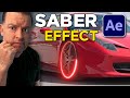 Use the FREE saber plugin to make this AWESOME effect using After Effects EASY Tutorial