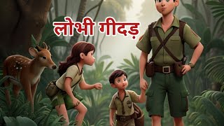 लोभी गीदड़ #Hindi Story #Lessonable story #motivational story #trending @ZSHindi kahani Ghar