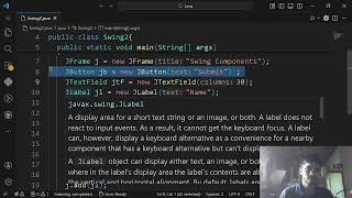 Java Swing Basic Components | JFrame, JLabel, JButton, JTextField with Example