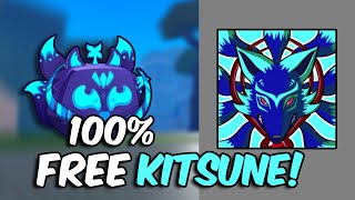 HOW TO GET 100% FREE KITSUNE with this method! Blox Fruits (2025)