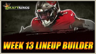 EVERYTHING You Need to Know for NFL DFS: DraftKings Week 13