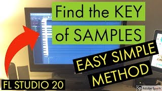 How to find KEY of SAMPLE LOOPS | Fl Studio Tutorial