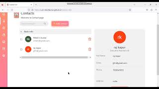 Contact-list / coding ninja/ react skill test 2
