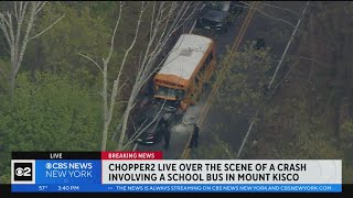 School bus involved in crash in Mount Kisco