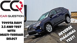 Toyota RAV4 AWD REVERSE Diagonal Test | It's BETTER that WAY!!!!!!!