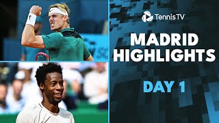 Moutet Battles Shang in 4-HOUR EPIC; Shapovalov, Monfils Feature | Madrid 2024 Highlights Day 1