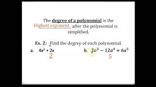 Classifying & Adding Polynomials - Algebra 1