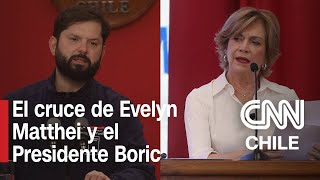 Matthei y Presidente Boric se enfrentan por economía del país