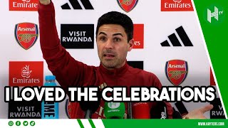 Celebration police? I LOVE IT | Mikel Arteta responds to Arsenal over celebrating claims