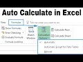 How to Auto Calculate in Excel - raw material calculation using excel sheet auto calculation