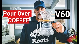 POUR OVER Coffee using the V60 [and 1:16 brewing ratio]