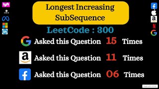 Dynamic Programming problem - java || Longest Increasing Subsequence: Leetcode 300 || Part 1 -O(N^2)