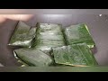 how to cook pinais na dilis anchovy fish pinais na dilis is cooked by wrapped in banana leaves