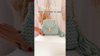 Bolsa de Croche em Fio de Malha Belissima #videoauladecroche #crochetbag #crochet