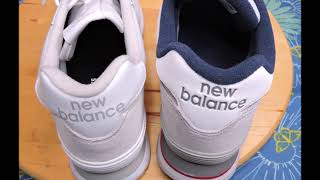 New Balance 574 regular vs rugged differences - on feet / men's