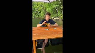 Maine Float -  Picnic Table Boat Operation