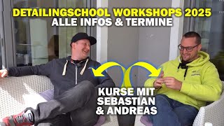 Workshops 2025 mit Sebastian und Andreas von DetailingSchool: Polieren und alles über Leder lernen