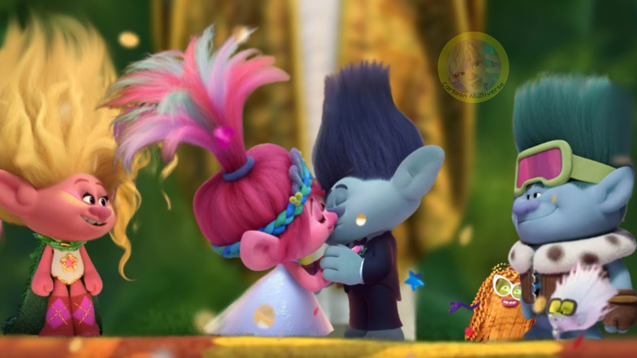 Trolls 3 Band Together: Kiss, Branch And Poppy's Wedding - YouTube