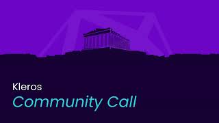 Kleros Community Call (11/27/2024) | Decentralized Dispute Resolution ⚖️