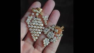 Gem Gardener: Two Peranakan Diamond Pendants