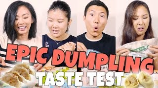 EPIC Frozen DUMPLING Taste Test!